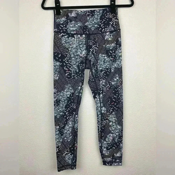 Lululemon Women's 6 Wunder Under Hi-Rise 7/8 Tight *25" Assemblage Alpine White - Picture 2 of 14